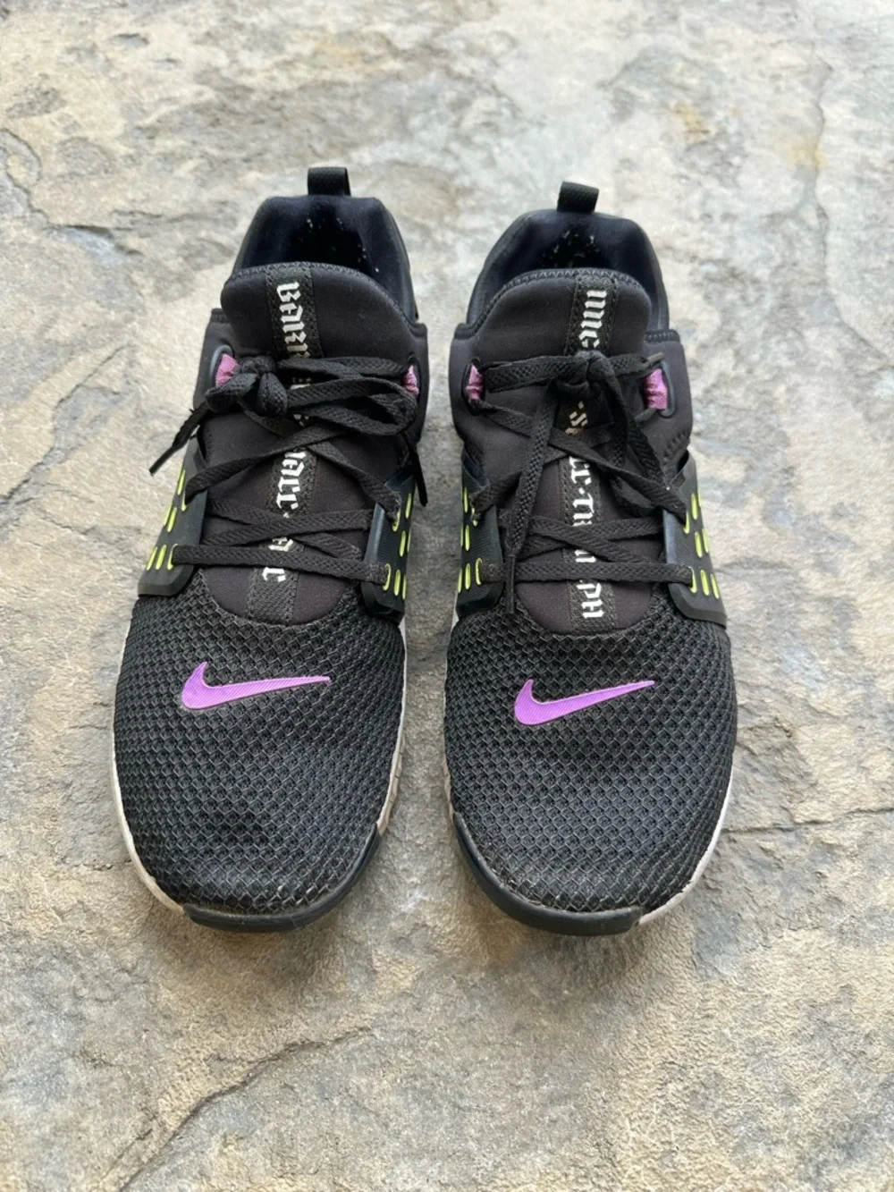 Nike Free x Metcon 2 Men's Size 10.5 Black/Purple Nebula/White Training Shoes